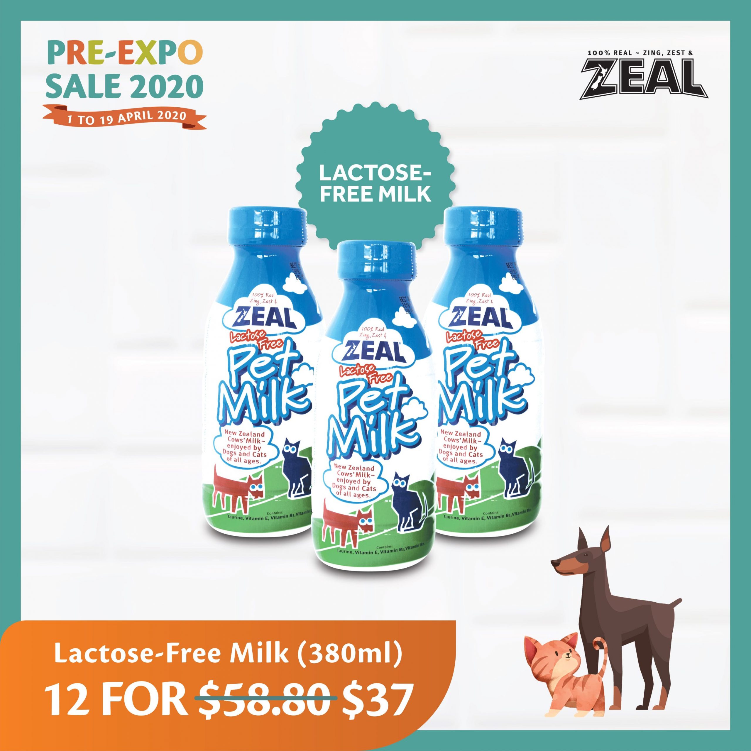 ZEAL Pet Milk (380ml)