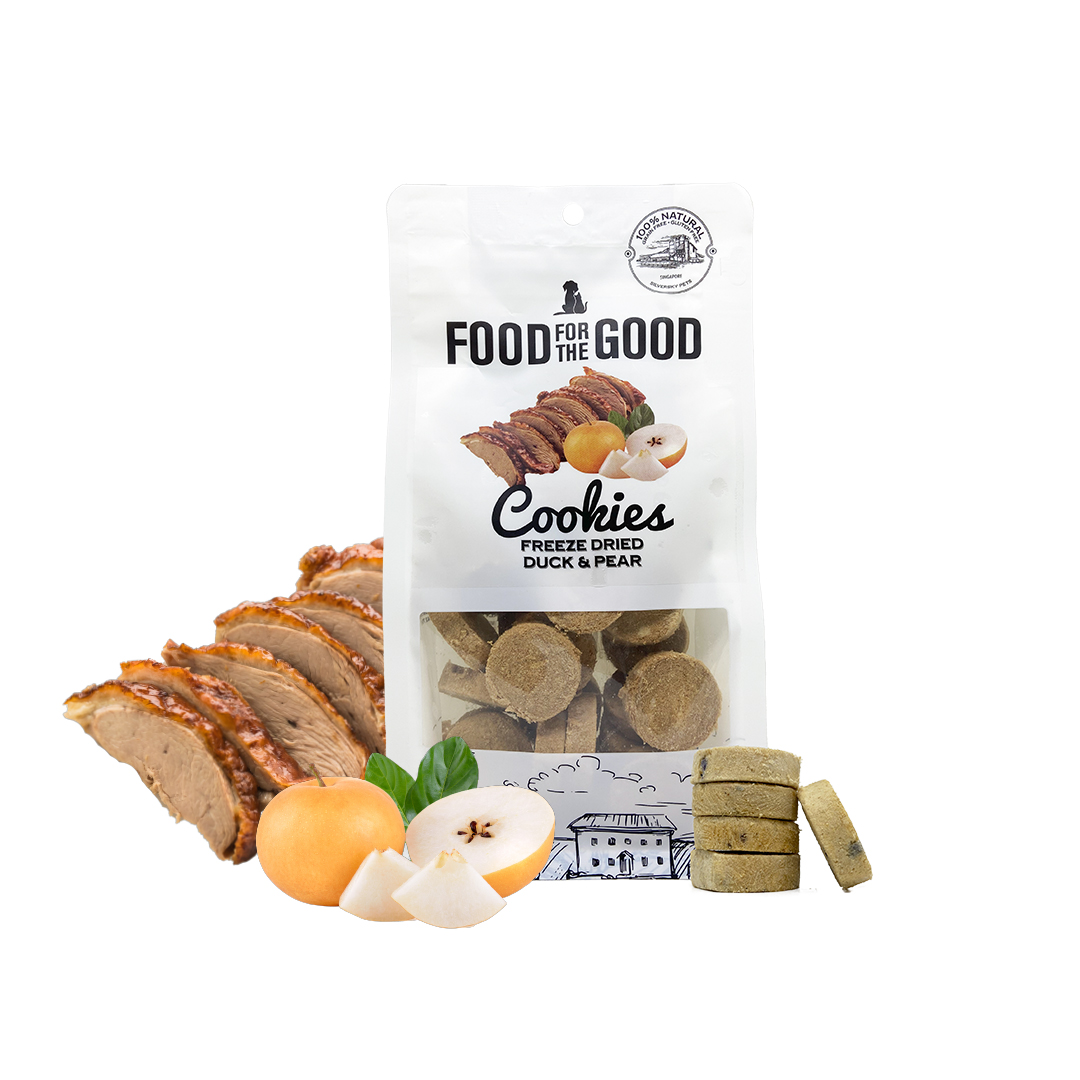 Freeze Dried Duck & Pear Cookies