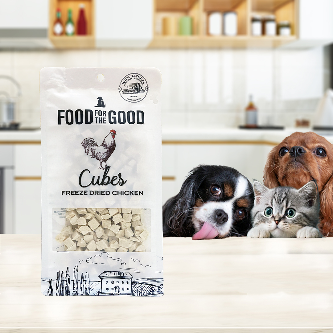 Freeze Dried Chicken Cubes