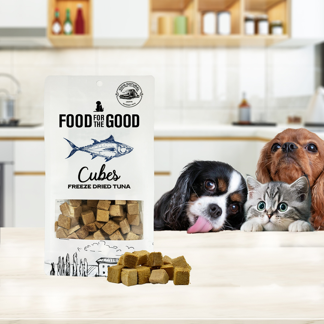 Freeze Dried Tuna Cubes
