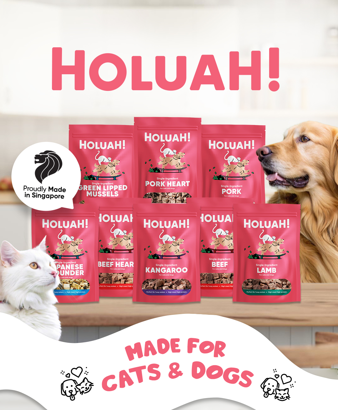 Holuah! cat & dog treats Singapore