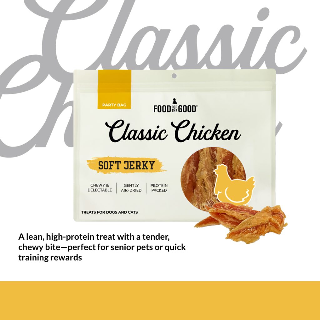 Food For The Good Classic Chicken Soft Jerky Party Bag