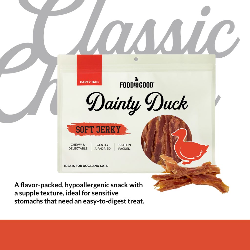 Food For The Good Dainty Duck Soft Jerky Party Bag