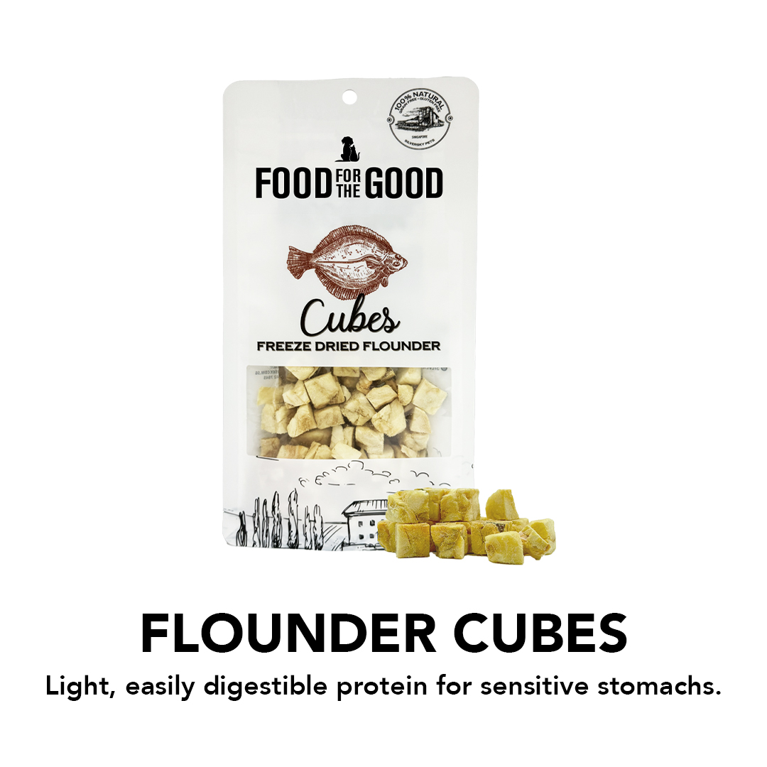 Food For The Good Flounder Cubes