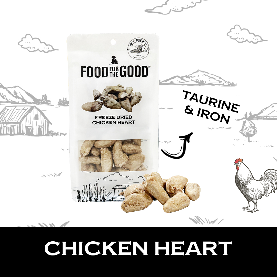 Food For The Good Freeze Dried Chicken Heart