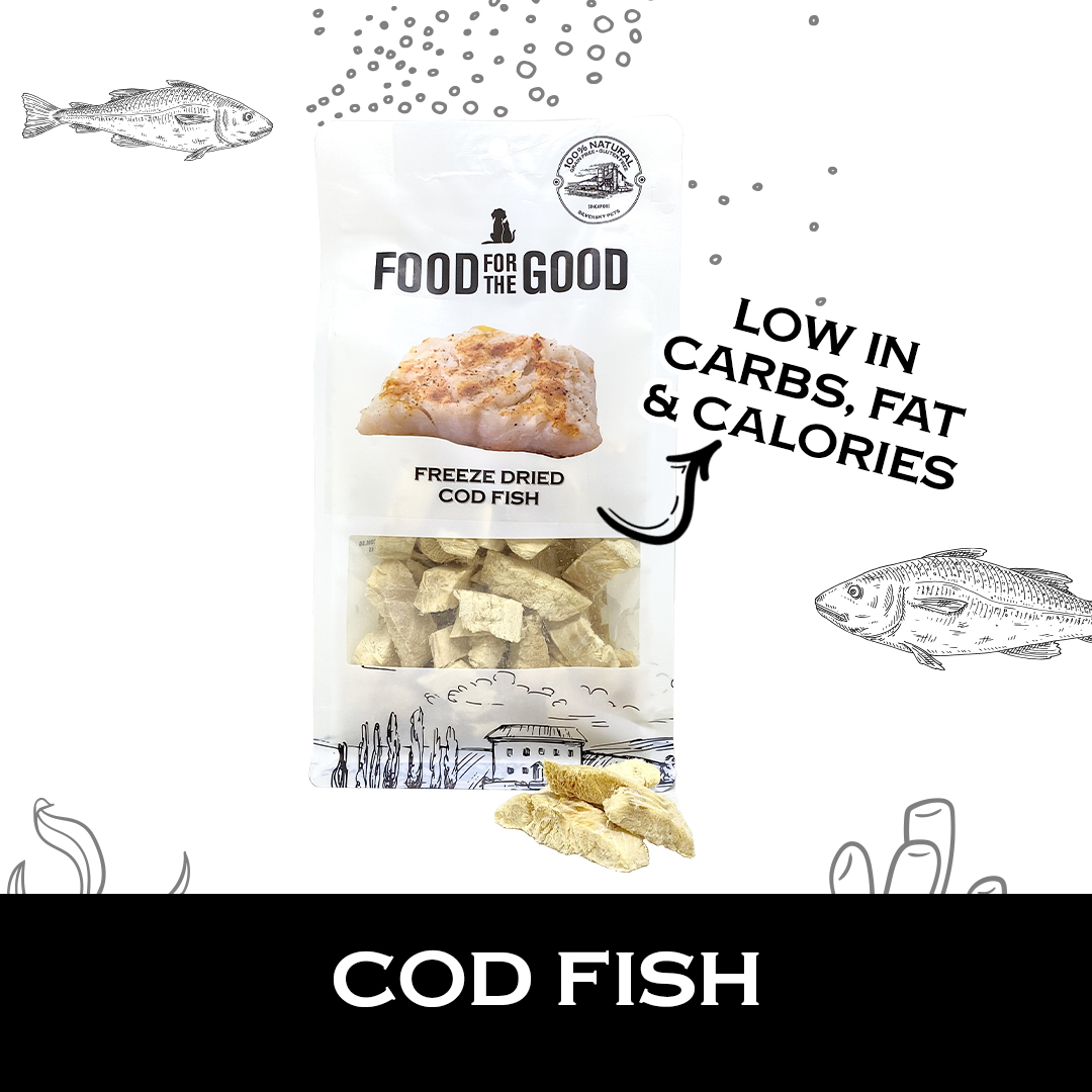 Food For The Good Freeze Dried Cod Fish
