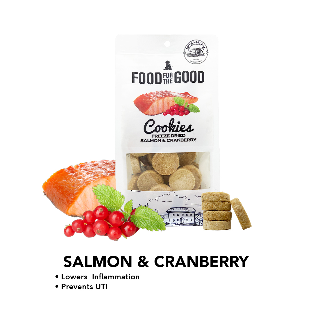 Food For The Good Freeze Dried Cookies - Salmon & Cranberry