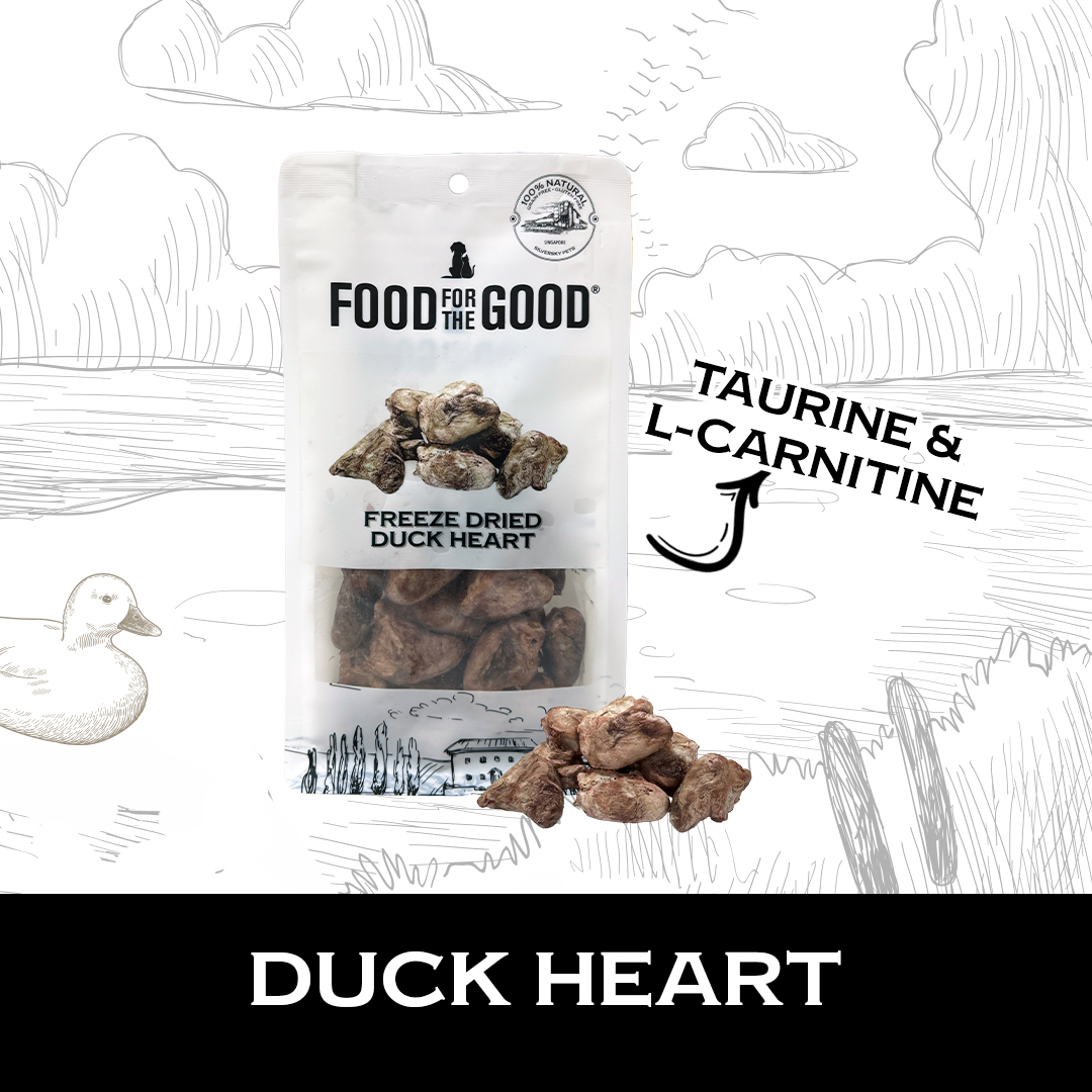 Food For The Good Freeze Dried Duck Heart