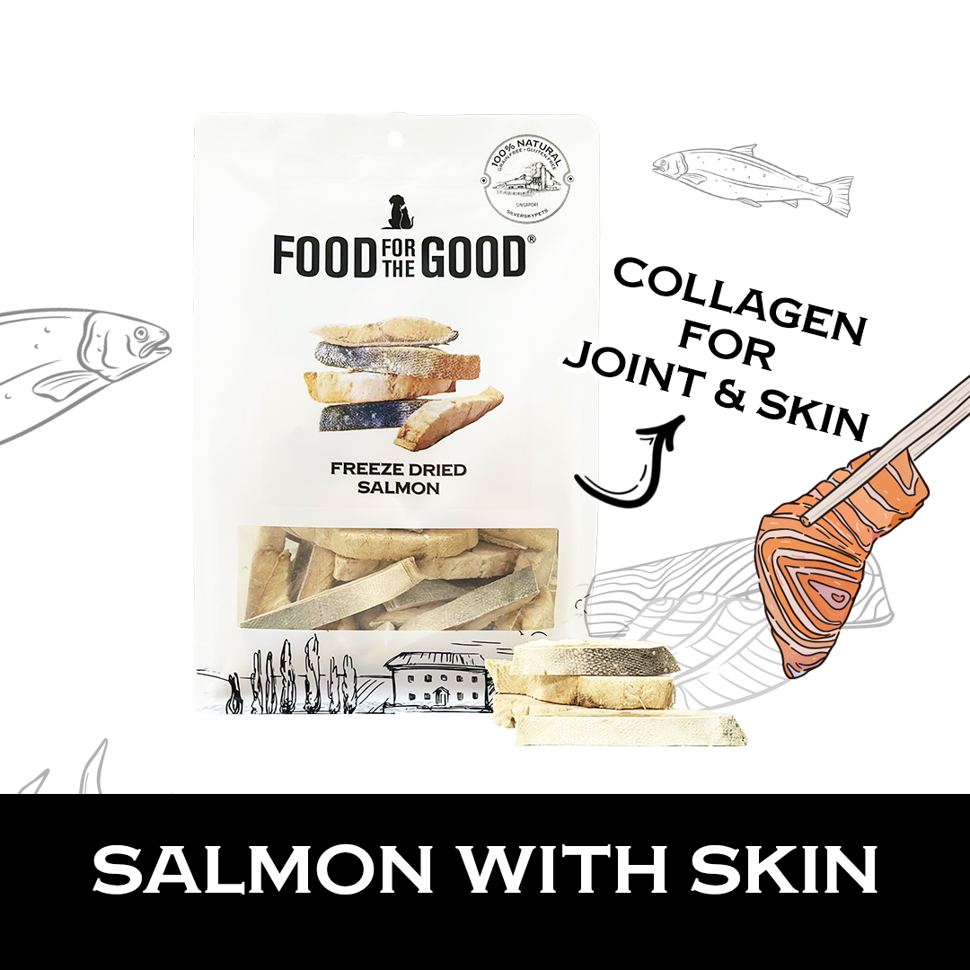 Food For The Good Freeze Dried Salmon with Skin