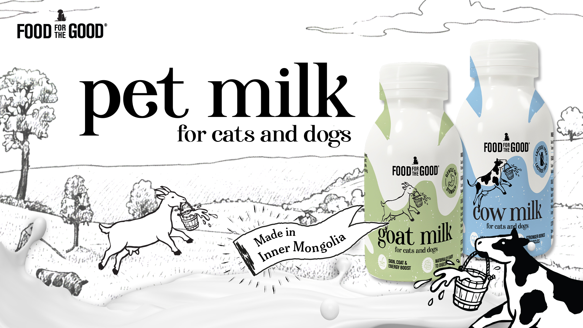 Food For The GoodPet Milk - Main Banner