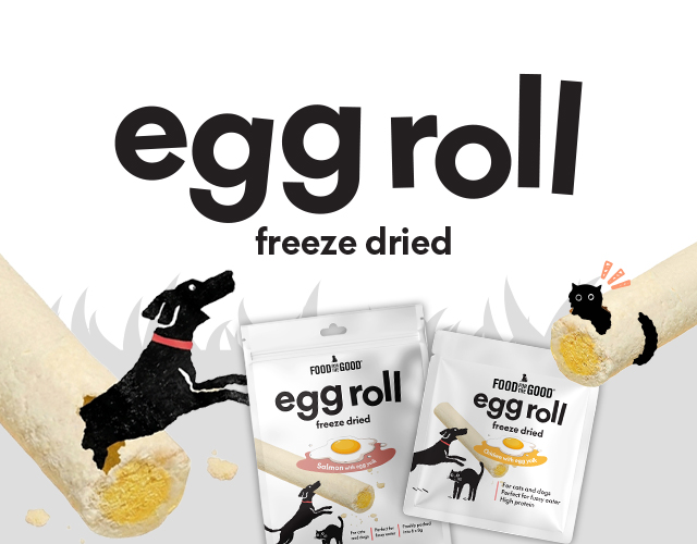 Food For The Good Freeze Dried Egg Roll Cat & Dog Treats